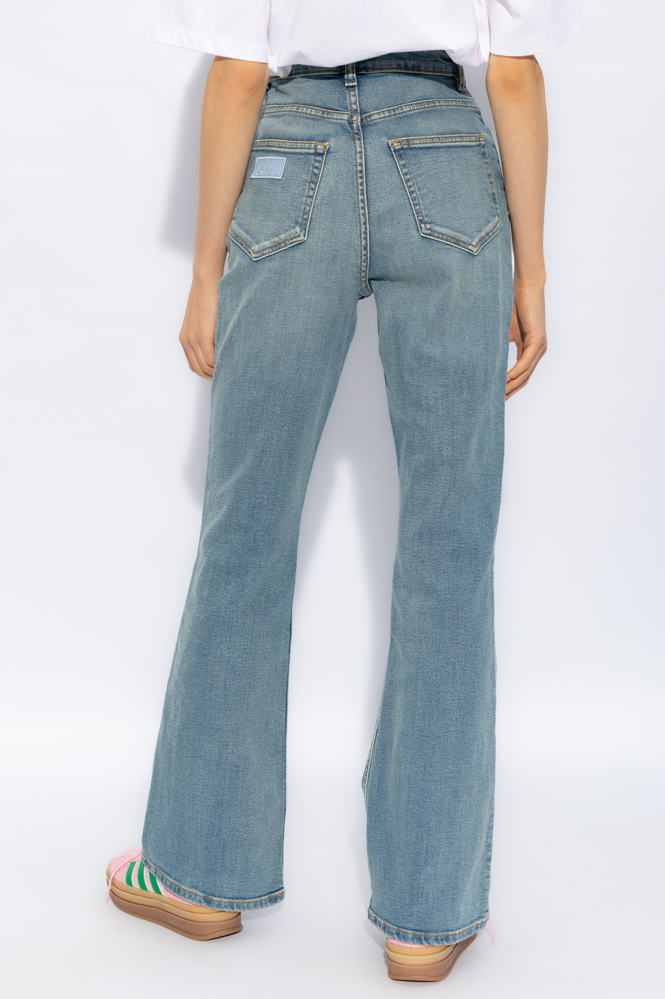 Ganni wide 2024 leg jeans